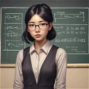 Green double couch with wooden legs